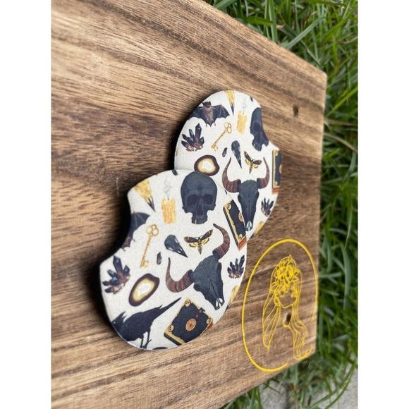 Witchy Woman Neoprene Car Coasters 2 Pack - Picture 3 of 4